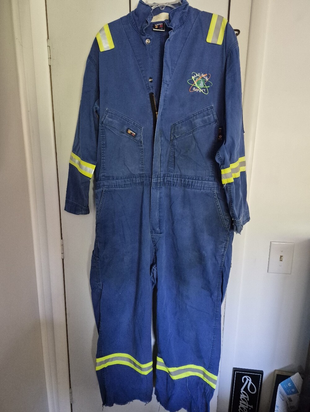 Blue Vintage Relective Coveralls